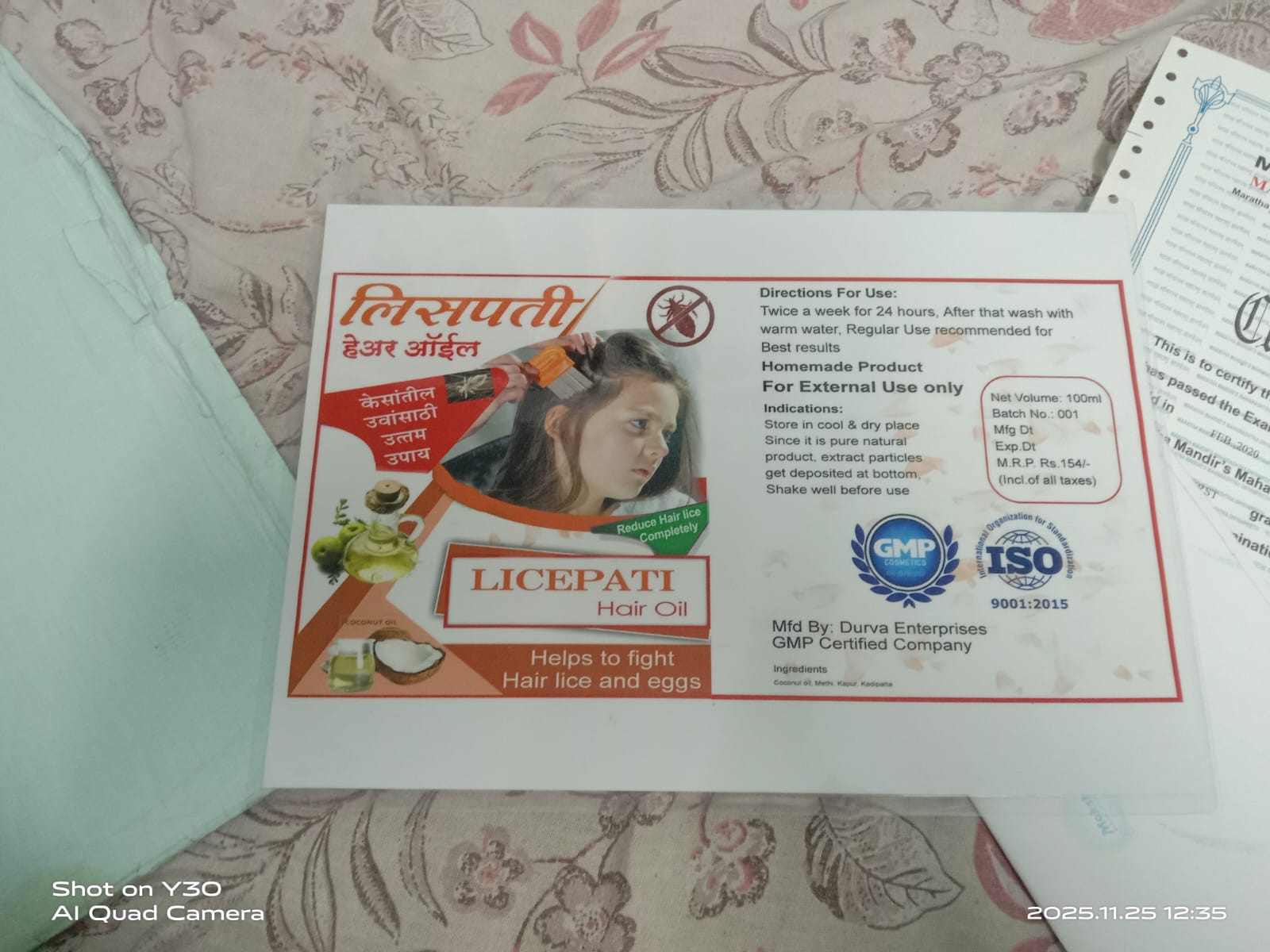 Ark Licpati Hair Oil